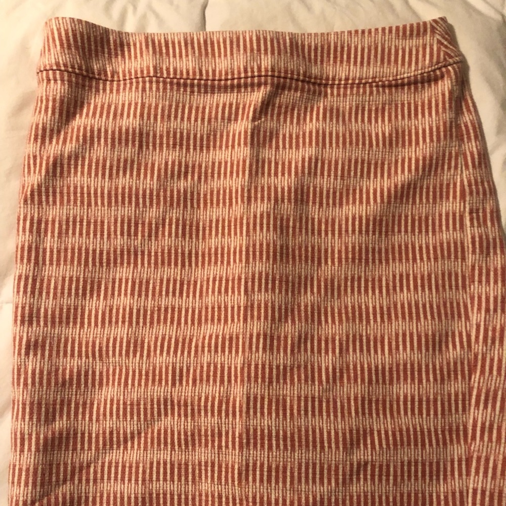 Loft geometrical print pencil skirt